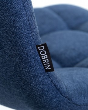 Стул барный DOBRIN NICOLE, черные матовые ножки, синяя ткань (UF860-14B) в Губкинском - gubkinskiy.ok-mebel.com | фото 9