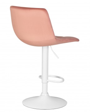 Стул барный DOBRIN TAILOR WHITE, пудрово-розовый велюр (MJ9-32) в Губкинском - gubkinskiy.ok-mebel.com | фото 4