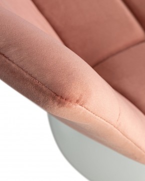Стул барный DOBRIN TAILOR WHITE, пудрово-розовый велюр (MJ9-32) в Губкинском - gubkinskiy.ok-mebel.com | фото 7