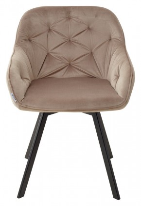 Стул GALE 360 град. поворот. BLUVEL-40 BEIGE, велюр/ черный каркас, М-City в Губкинском - gubkinskiy.ok-mebel.com | фото 6