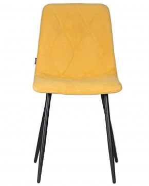 Стул обеденный DOBRIN CHILLY ROMBO, Горчичный Simple 15, основание черное в Губкинском - gubkinskiy.ok-mebel.com | фото 6
