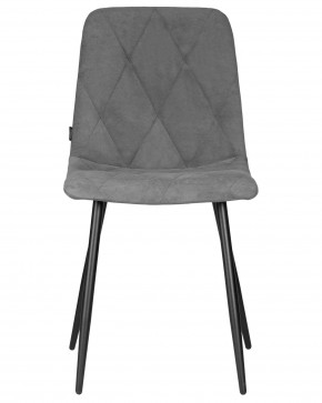 Стул обеденный DOBRIN CHILLY ROMBO, Серый Simple 33, основание черное в Губкинском - gubkinskiy.ok-mebel.com | фото 6