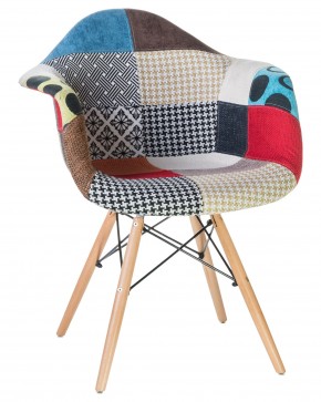Стул обеденный DOBRIN DAW PATCHWORK, цвет сиденья мозаика в Губкинском - gubkinskiy.ok-mebel.com | фото