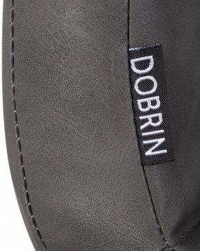 Стул обеденный DOBRIN MARK, черные ножки, серая антрацитовая винтажная экокожа (RU-08) в Губкинском - gubkinskiy.ok-mebel.com | фото 9