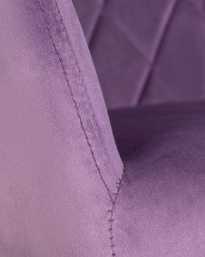 Стул обеденный DOBRIN ROBERT, черные матовые ножки, велюр V108-45 Темно-фиолетовый в Губкинском - gubkinskiy.ok-mebel.com | фото 7