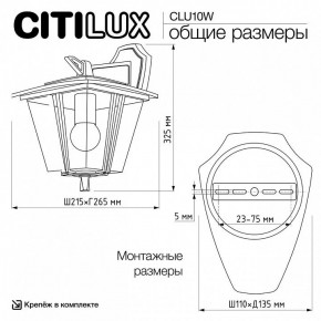 Светильник на штанге Citilux FORTS CLU10W в Губкинском - gubkinskiy.ok-mebel.com | фото 9