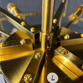 Светильник на штанге Imperiumloft RH Marais Round Chandelier 40,2668 в Губкинском - gubkinskiy.ok-mebel.com | фото 5