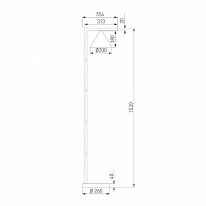Торшер Elektrostandard Bevel a068473 в Губкинском - gubkinskiy.ok-mebel.com | фото 2