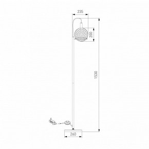 Торшер Eurosvet Gemini 80492/1 черный в Губкинском - gubkinskiy.ok-mebel.com | фото 4