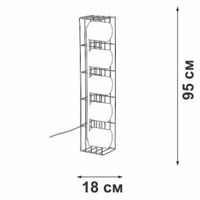 Торшер Vitaluce V3019 V3019-1/5P в Губкинском - gubkinskiy.ok-mebel.com | фото 4
