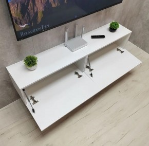 Тумба подвесная под ТВ LINES MTV1-MA 750 Белый глянец (Белый-M 10.1.1) в Губкинском - gubkinskiy.ok-mebel.com | фото 11