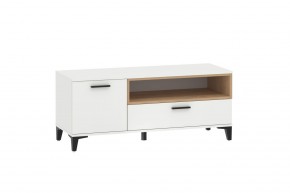 Тумба ТВА НМ 013.42 "Bergen" (Белый/Дуб бунратти) в Губкинском - gubkinskiy.ok-mebel.com | фото 2