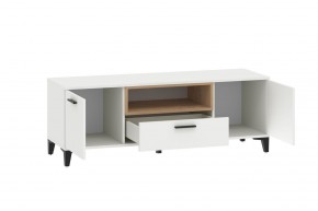 Тумба ТВА НМ 013.43 "Bergen" (Белый/Дуб бунратти) в Губкинском - gubkinskiy.ok-mebel.com | фото 2