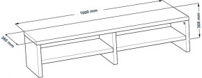 ТВ-тумба Энкель ТВ16, тамбурат, цвет белый в Губкинском - gubkinskiy.ok-mebel.com | фото 3