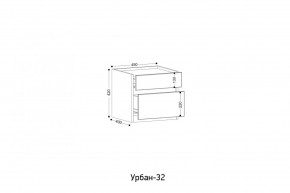 УРБАН- 32 Тумба в Губкинском - gubkinskiy.ok-mebel.com | фото 2