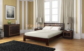 ВЕРОНИКА Кровать из массива 900 в Губкинском - gubkinskiy.ok-mebel.com | фото 4
