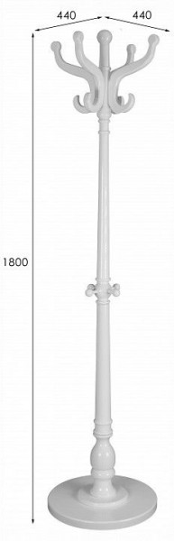 Вешалка-стойка В 1Н в Губкинском - gubkinskiy.ok-mebel.com | фото 7
