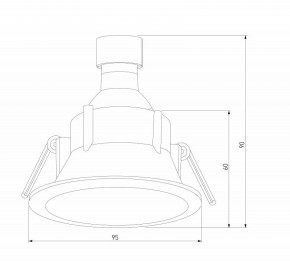 Встраиваемый светильник Elektrostandard Side 25059/01 в Губкинском - gubkinskiy.ok-mebel.com | фото 6