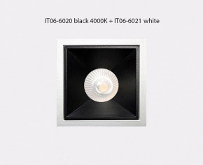 Встраиваемый светильник Italline IT06-6020 IT06-6020 black 4000K + IT06-6021 black в Губкинском - gubkinskiy.ok-mebel.com | фото 3