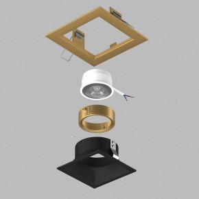 Встраиваемый светильник Lightstar Domino D51307GMOD в Губкинском - gubkinskiy.ok-mebel.com | фото 3