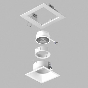 Встраиваемый светильник Lightstar Domino D51606WMOD в Губкинском - gubkinskiy.ok-mebel.com | фото 2