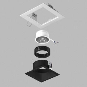 Встраиваемый светильник Lightstar Domino D51607BMOD в Губкинском - gubkinskiy.ok-mebel.com | фото 2