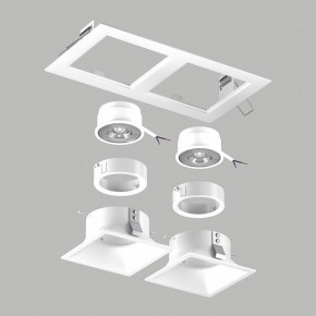 Встраиваемый светильник Lightstar Domino D5260606WMOD в Губкинском - gubkinskiy.ok-mebel.com | фото 3