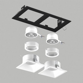 Встраиваемый светильник Lightstar Domino D5270606WMOD в Губкинском - gubkinskiy.ok-mebel.com | фото 3