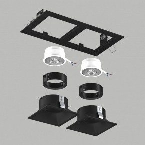 Встраиваемый светильник Lightstar Domino D5270707BMOD в Губкинском - gubkinskiy.ok-mebel.com | фото 3