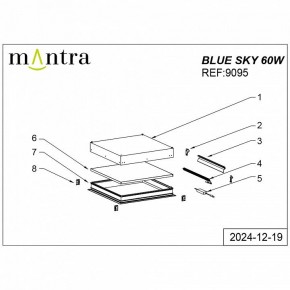 Встраиваемый светильник Mantra Blue Sky 9095 в Губкинском - gubkinskiy.ok-mebel.com | фото 5