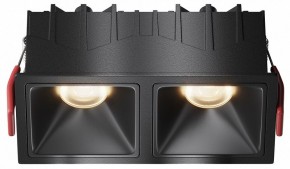 Встраиваемый светильник Maytoni Alfa LED DL043-02-10W3K-SQ-B-1 в Губкинском - gubkinskiy.ok-mebel.com | фото