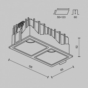 Встраиваемый светильник Maytoni Alfa LED DL043-02-10W3K-SQ-W-1 в Губкинском - gubkinskiy.ok-mebel.com | фото 10