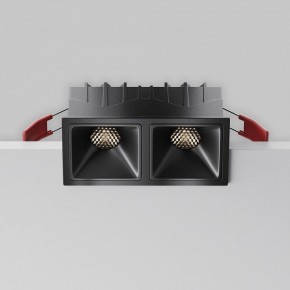 Встраиваемый светильник Maytoni Alfa LED DL043-02-10W4K-SQ-B-1 в Губкинском - gubkinskiy.ok-mebel.com | фото 2