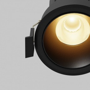 Встраиваемый светильник Maytoni Dip DL115-10W-2.7K-B в Губкинском - gubkinskiy.ok-mebel.com | фото 10