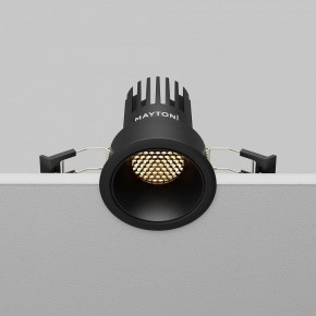 Встраиваемый светильник Maytoni Dip DL115-10W-2.7K-B в Губкинском - gubkinskiy.ok-mebel.com | фото 7