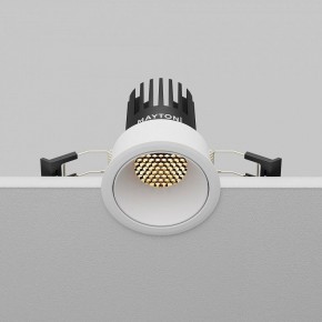 Встраиваемый светильник Maytoni Dip DL115-10W-2.7K-W в Губкинском - gubkinskiy.ok-mebel.com | фото 7