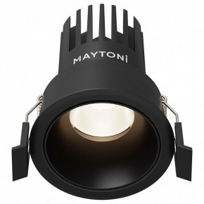 Встраиваемый светильник Maytoni Dip DL115-10W-4K-B в Губкинском - gubkinskiy.ok-mebel.com | фото