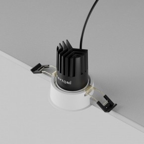 Встраиваемый светильник Maytoni Dip DL115-10W-4K-W в Губкинском - gubkinskiy.ok-mebel.com | фото 6