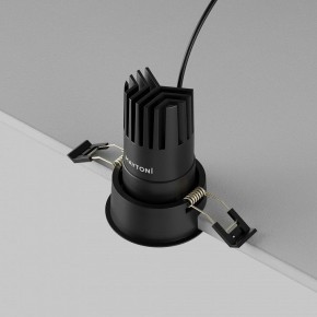 Встраиваемый светильник Maytoni Dip DL116-10W-4K-B в Губкинском - gubkinskiy.ok-mebel.com | фото 6