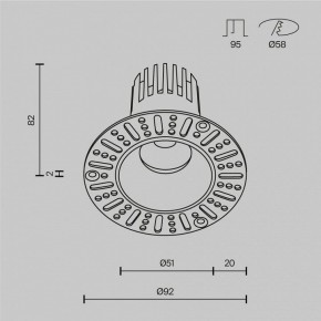 Встраиваемый светильник Maytoni Dip DL119-10W-2.7K-TRS-W в Губкинском - gubkinskiy.ok-mebel.com | фото 10