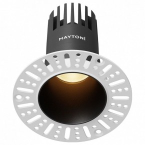 Встраиваемый светильник Maytoni Dip DL120-10W-2.7K-TRS-B в Губкинском - gubkinskiy.ok-mebel.com | фото