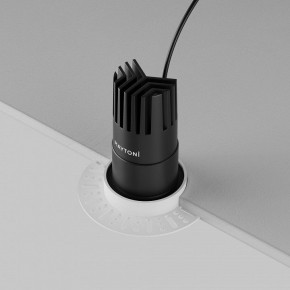 Встраиваемый светильник Maytoni Dip DL120-10W-2.7K-TRS-B в Губкинском - gubkinskiy.ok-mebel.com | фото 6