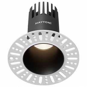 Встраиваемый светильник Maytoni Dip DL120-10W-4K-TRS-B в Губкинском - gubkinskiy.ok-mebel.com | фото