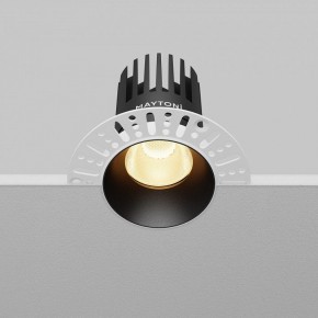 Встраиваемый светильник Maytoni Dip DL121-15W-2.7K-TRS-B в Губкинском - gubkinskiy.ok-mebel.com | фото 5