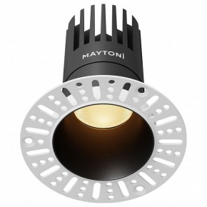 Встраиваемый светильник Maytoni Dip DL122-15W-2.7K-TRS-B в Губкинском - gubkinskiy.ok-mebel.com | фото