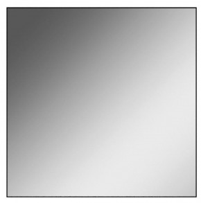 Зеркало Corsica 600х600 black без подсветки Sansa (SB1064Z) в Губкинском - gubkinskiy.ok-mebel.com | фото 1