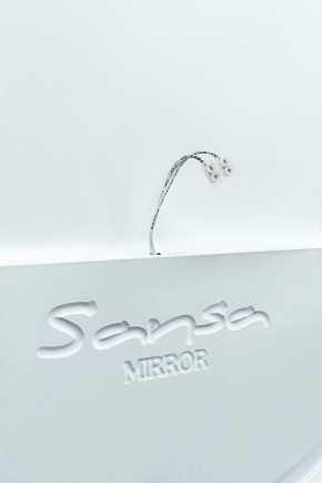 Зеркало Gia 75 white с подсветкой Sansa (SGa1044Z) в Губкинском - gubkinskiy.ok-mebel.com | фото 5