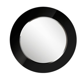 Зеркало круглое черный (РМ/02) в Губкинском - gubkinskiy.ok-mebel.com | фото