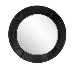 Зеркало круглое черный (РМ/02(S) в Губкинском - gubkinskiy.ok-mebel.com | фото